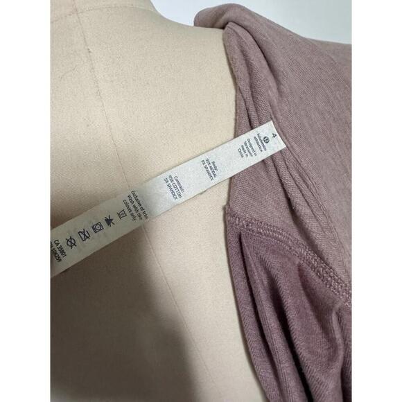 Lululemon Women's Pastel Pink Coast Wrap Duster Cardigan  Jacket Sz 4 Or Small - Picture 6 of 7